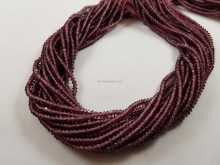 Rhodolite garnet micro german cut beads